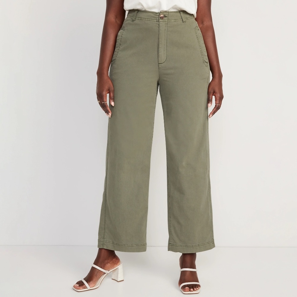 Old Navy Extra High-Waisted Wide-Leg Workwear Pants